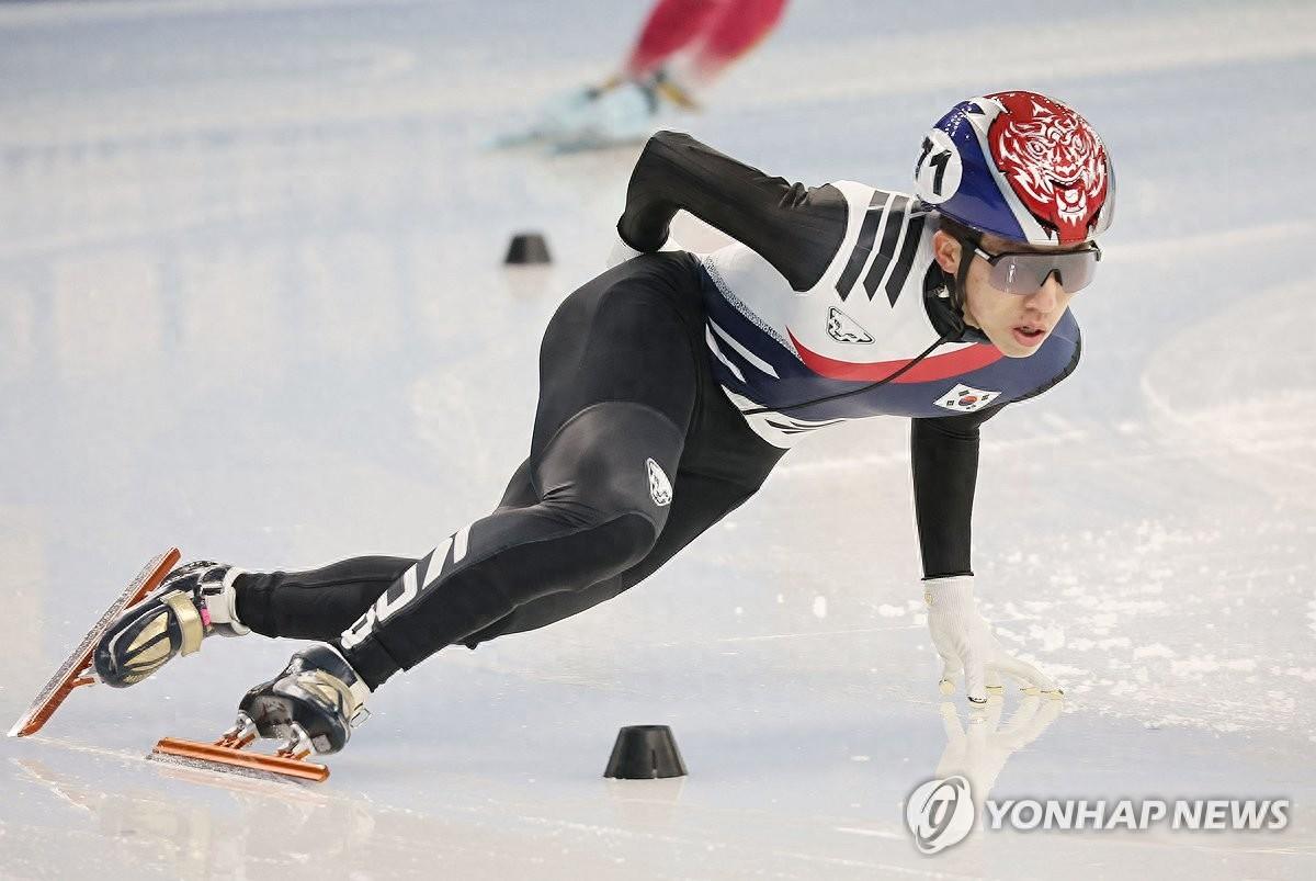 关于短道速滑男子米半决赛，韩国选手强势夺冠的信息